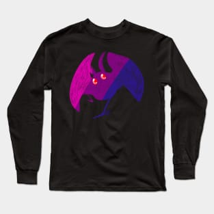 Bisexual Pride Mothman Long Sleeve T-Shirt